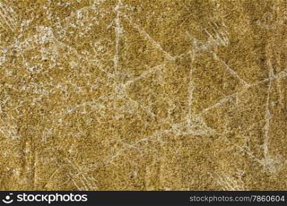 Background of stone wall texture with cracks