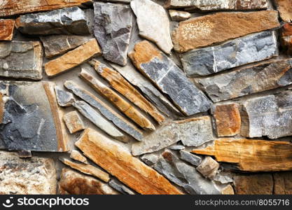 Background of the circumcision rough stones stacked in wall