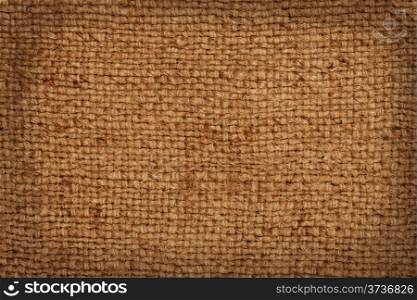 Background of the old coarse cloth brown burlap