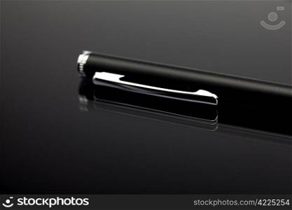 background of the tablet and stylus