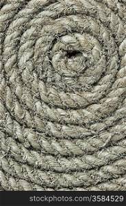 background of twisted hemp rope