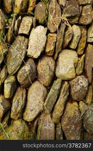 Background of wet stone wall texture