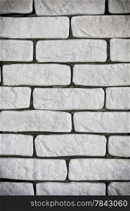 background of white brick wall texture pattern