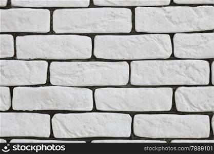 background of white brick wall texture pattern