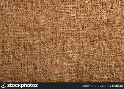 Background pattern of fabric brown leather texture