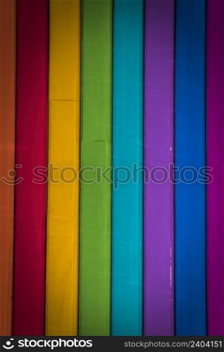 Background picture made of colored wood boards