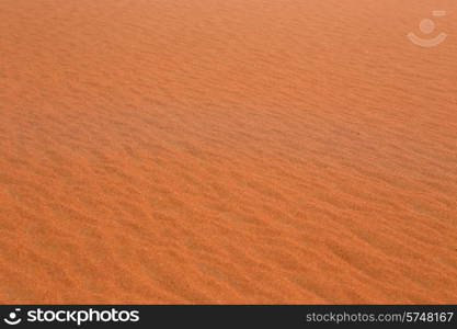 Background red desert sand in Dubai at sunset