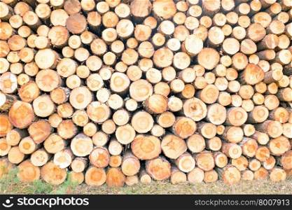 background stack of wood