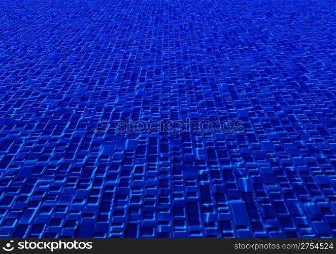 Background (surface) of dark blue color with a structure in the form of abstract marks (dredging) with prospect