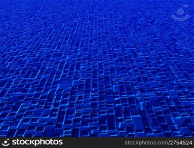 Background (surface) of dark blue color with a structure in the form of abstract marks (dredging) with prospect