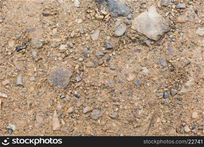 background, texture and nature concept - close up of brown ground