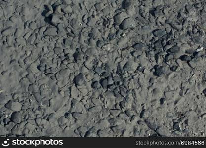 Background texture consist of full of little gravel pebbles