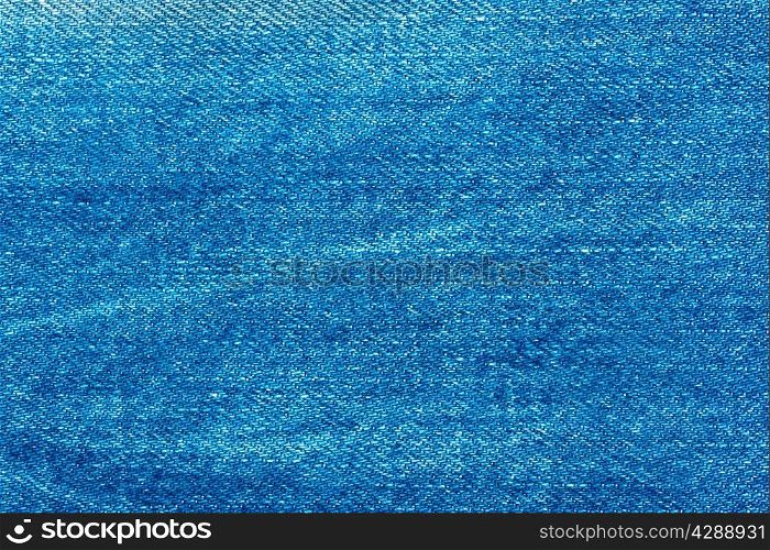 Background texture of the rough blue denim