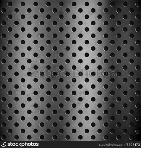 Background with a perforated metal design
