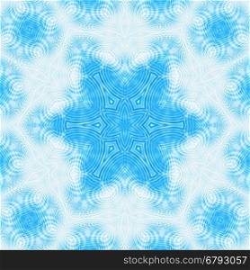 Background with abstract blue concentric pattern