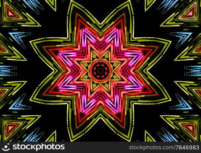 Background with abstract bright light pattern