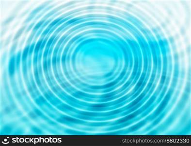 Background with abstract bright round water ripples