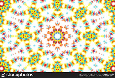 Background with abstract concentric colorful pattern