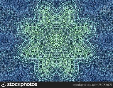 Background with abstract inky concentric pattern, vintage effect. Abstract concentric pattern background