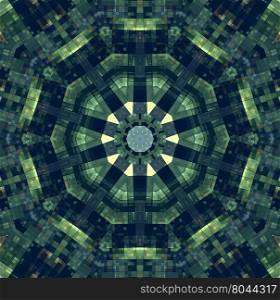 Background with abstract motley concentric pattern