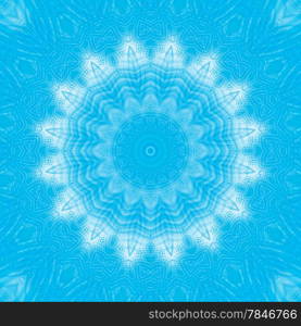 Background with blue abstract concentric pattern