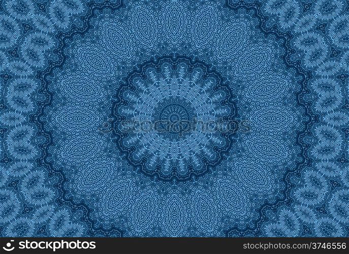 Background with blue abstract radial pattern