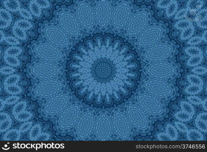 Background with blue abstract radial pattern