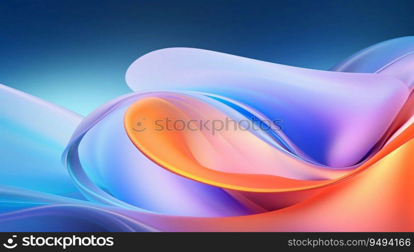 Background with Colorful Wavy Lines. Generative ai. High quality illustration. Background with Colorful Wavy Lines. Generative ai