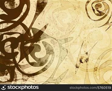 Background with ethnic patterns
