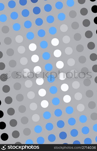 Background with gray and blue circles