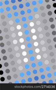 Background with gray and blue circles