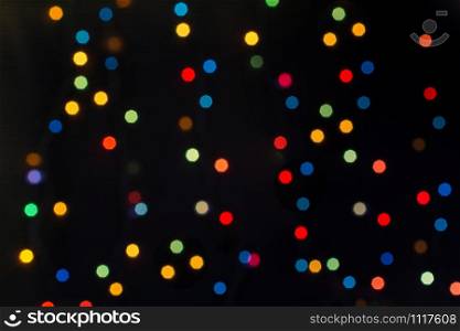 Background with Natural Bokeh And multi color lights