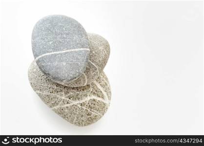background with round peeble stones
