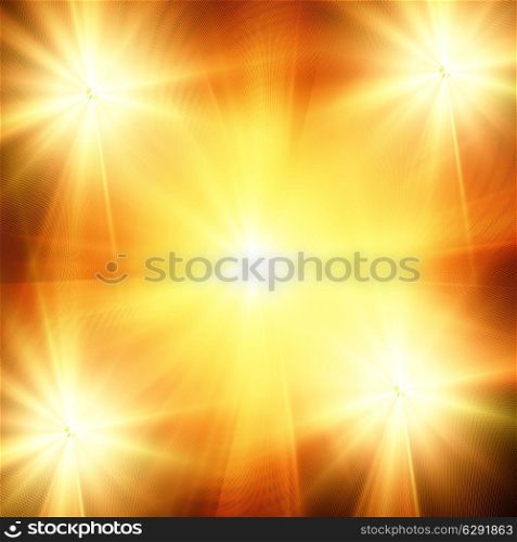 Background with stars and patches of light