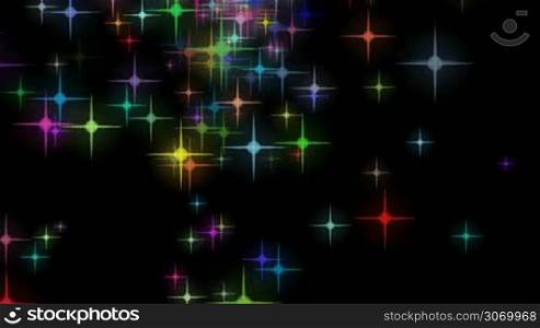 Background with stars in espace