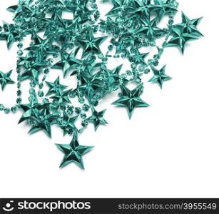 background with turquoise stars