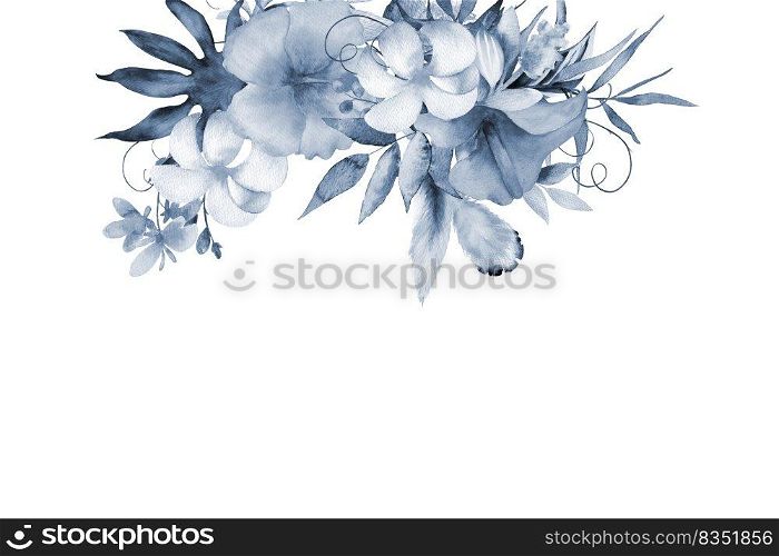 Background with watercolor flowers,floral illustration. Botanic composition for wedding or greeting card.For Mother s Day, wedding, birthday, Easter, Valentine s Day.
