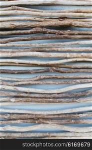 backgrounds and texture concept - close up of wooden sticks. close up of wooden sticks