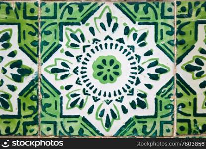 Backgrounds and textures: Intricate ceramic tile design.