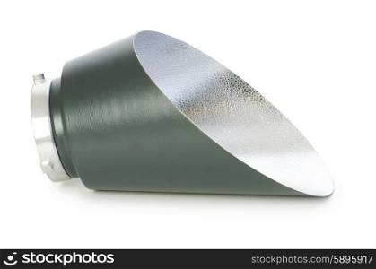 Backlight reflector isolated on the white background