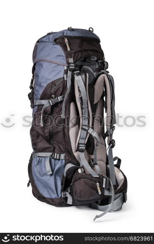 backpack, isolated over white