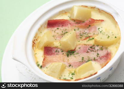 Bacon gratin