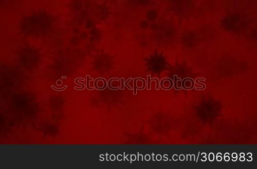 Bacteria motion background