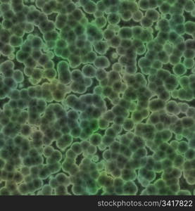 bacteria or cells. a large rendered image of bacteria or cells under a microscope