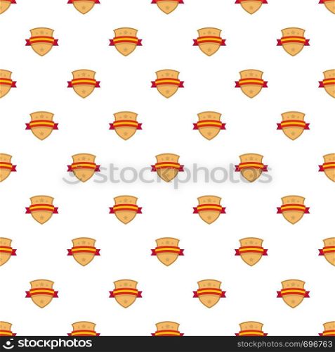 Badge knight pattern seamless in flat style for any design. Badge knight pattern seamless