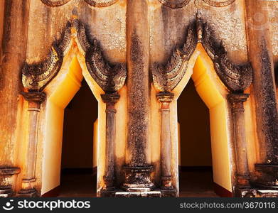 Bagan at sunset in Myanmar