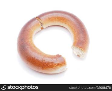 bagels on a white background