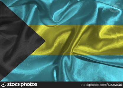 Bahamas flag 3D illustration symbol, 3D Bahamas flag
