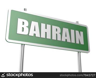Bahrain concept image with hi-res rendered artwork that could be used for any graphic design.. Bahrain