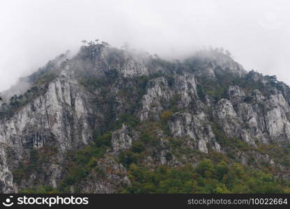 Baile Herculane town Romania domogled mountain landscape